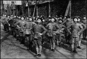 Young women being trained as nationalist